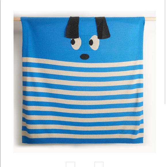 NWT Bonnie Mob Rufus Knit Bunny Ears Shawl Blanket Bonniemob - Picture 6 of 6